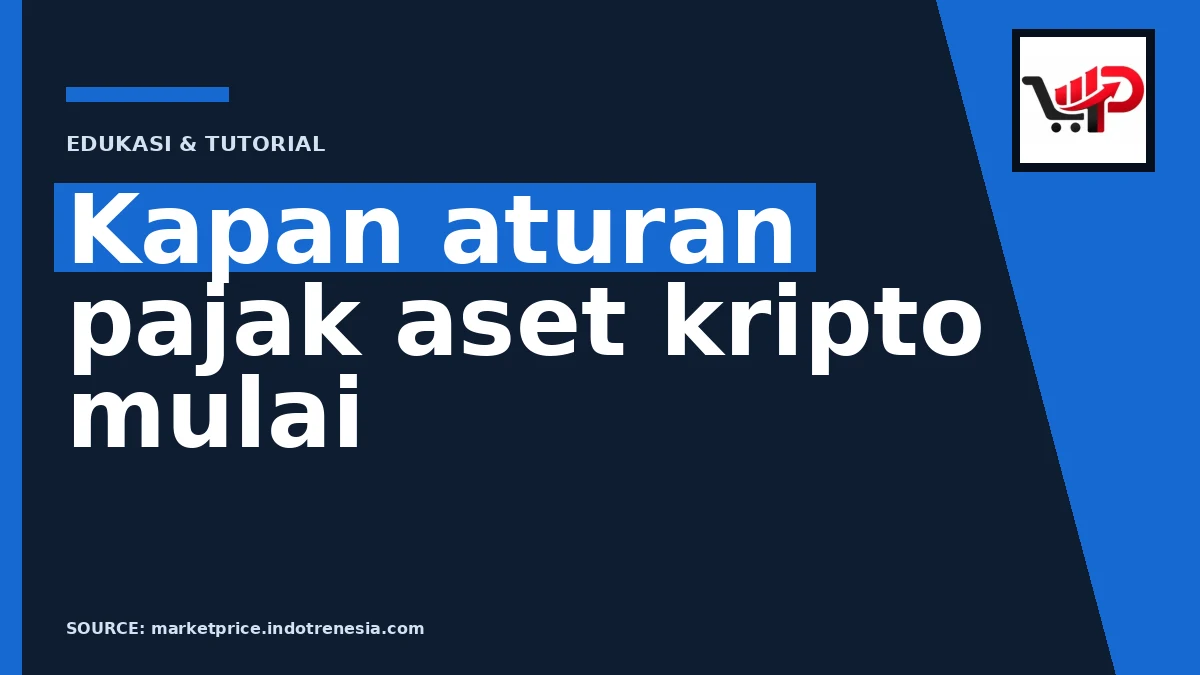 Ilustrasi aturan pajak aset kripto di Indonesia
