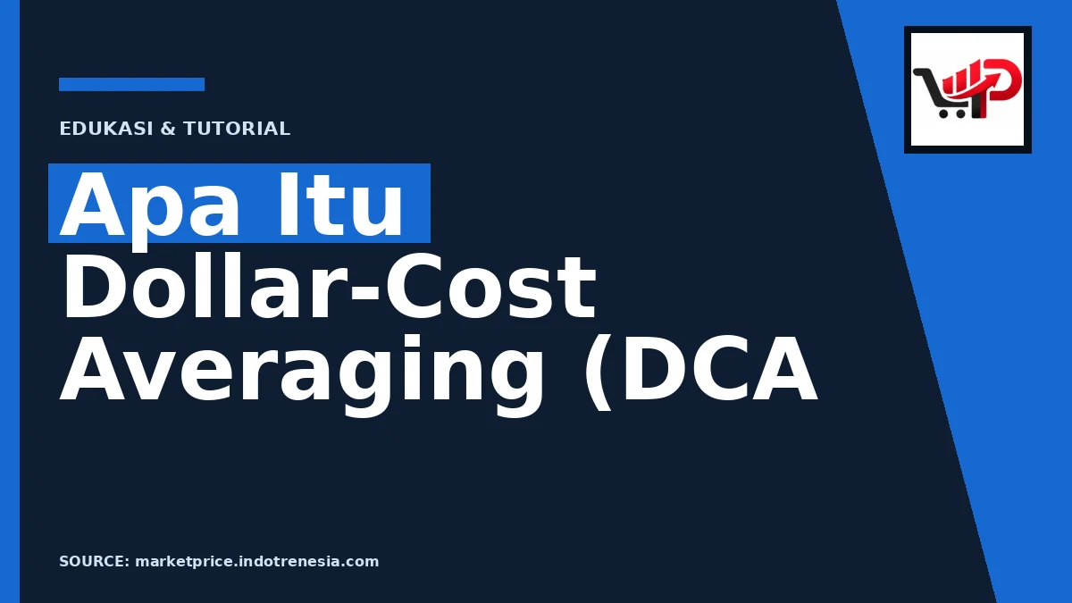 Ilustrasi strategi Dollar-Cost Averaging untuk investasi kripto